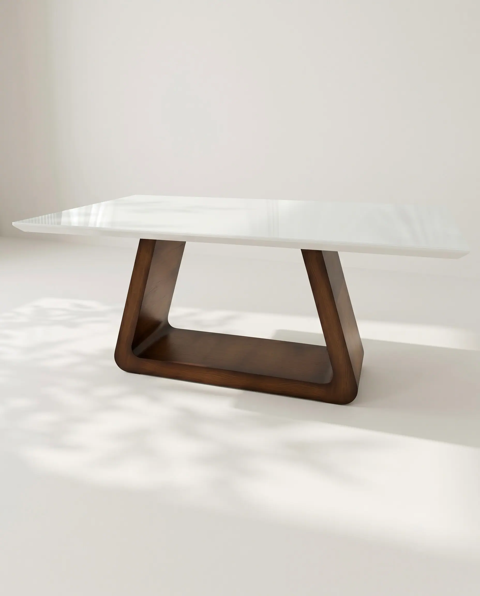 Mesa Retângular Pé Central Ref. 319